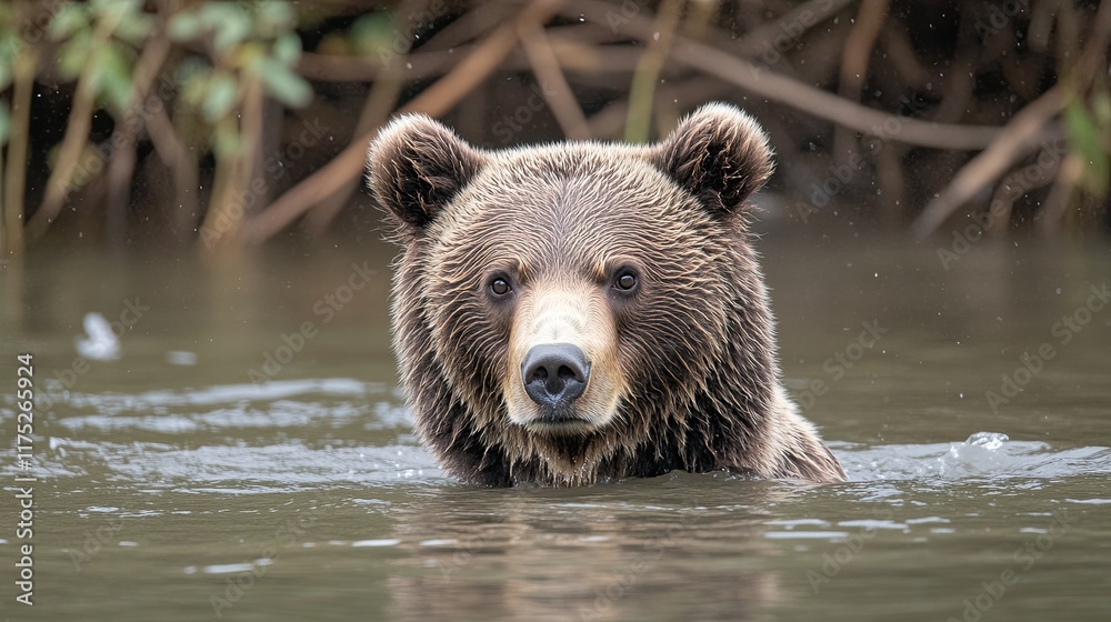 Alaskan brown bears fishing in clear rivers, showcasing their survival skills in the wild Alaskan brown bears fishing in clear rivers, showcasing their survival skills in the wild