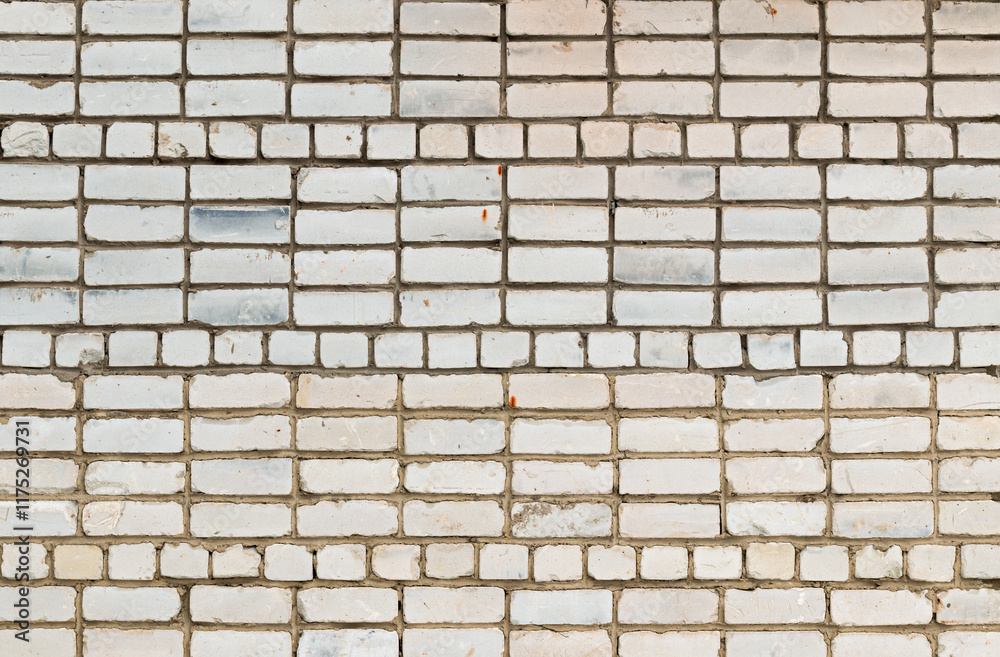 Fototapeta premium the wall of a modern building made of white silicate brick. texture for the background
