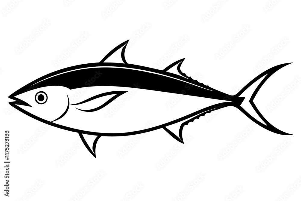 Fototapeta premium fish isolated on white background