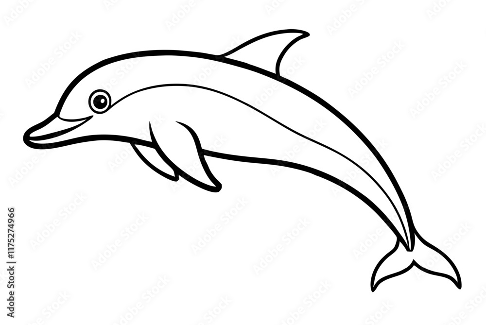 Obraz premium dolphin illustration