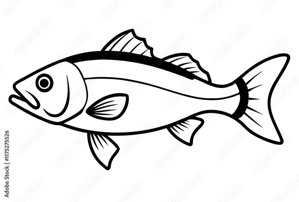 Obraz premium fish isolated