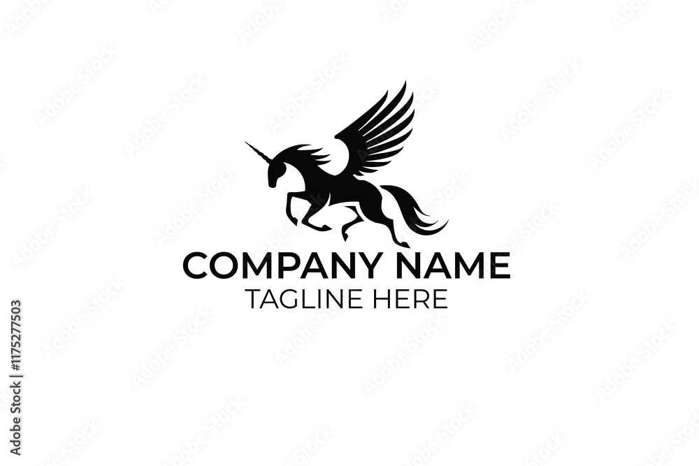 Obraz premium horse logo design