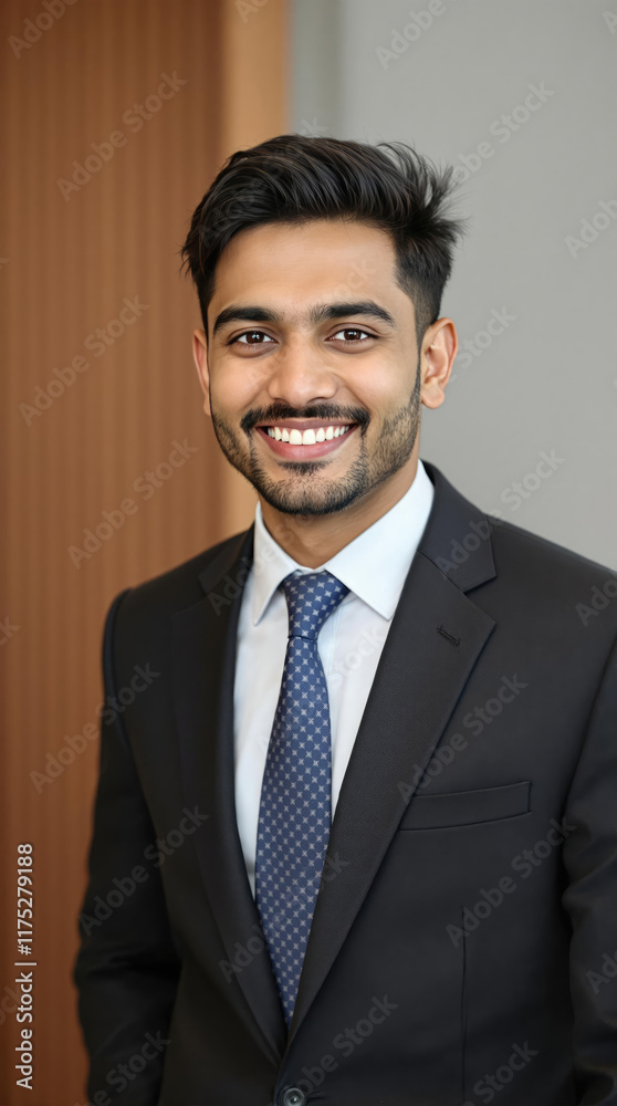 Confident and successful young Indian male professional Confident and successful young Indian male professional