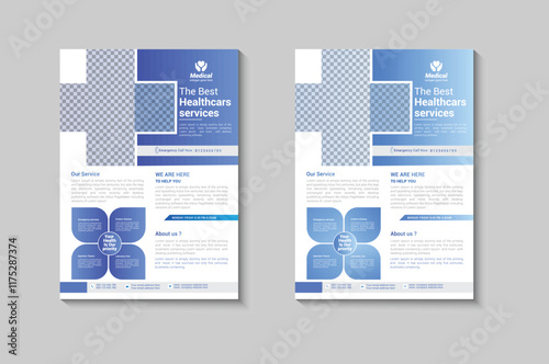 Modern Corporate Medical Flayer Poster Design
