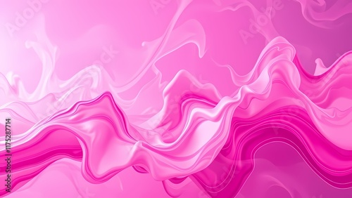 Abstract pink background with waves