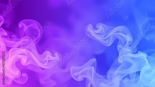 Abstract blue and pink background with smoke AI	