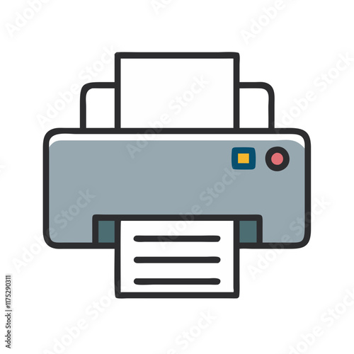computer printer icon design