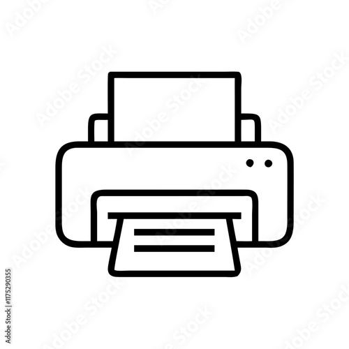 computer printer icon design