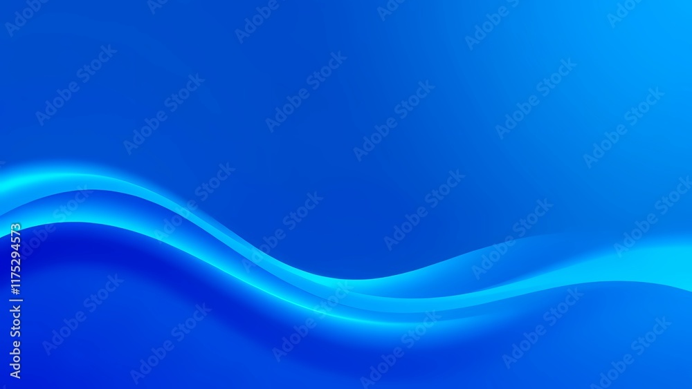 Fototapeta premium abstract blue wave background AI