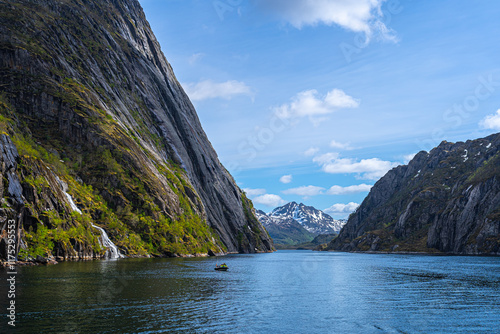 Trollfjord, Lofoten Islands, Norway