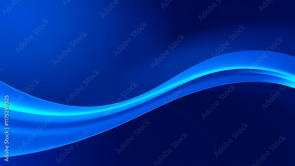 Fototapeta premium Abstract background Blue line isolated on white background. generated by AI, abstract blue background, abstract blue wave
