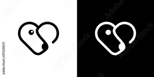 healthcare love dog logo
