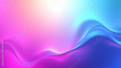 abstract background with waves, Gradient AI