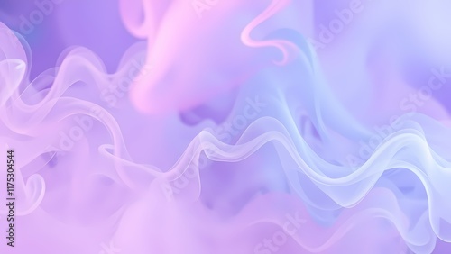 purple smoke on white AI