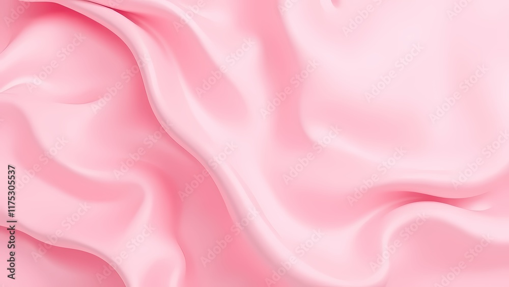 Obraz premium pink silk background AI