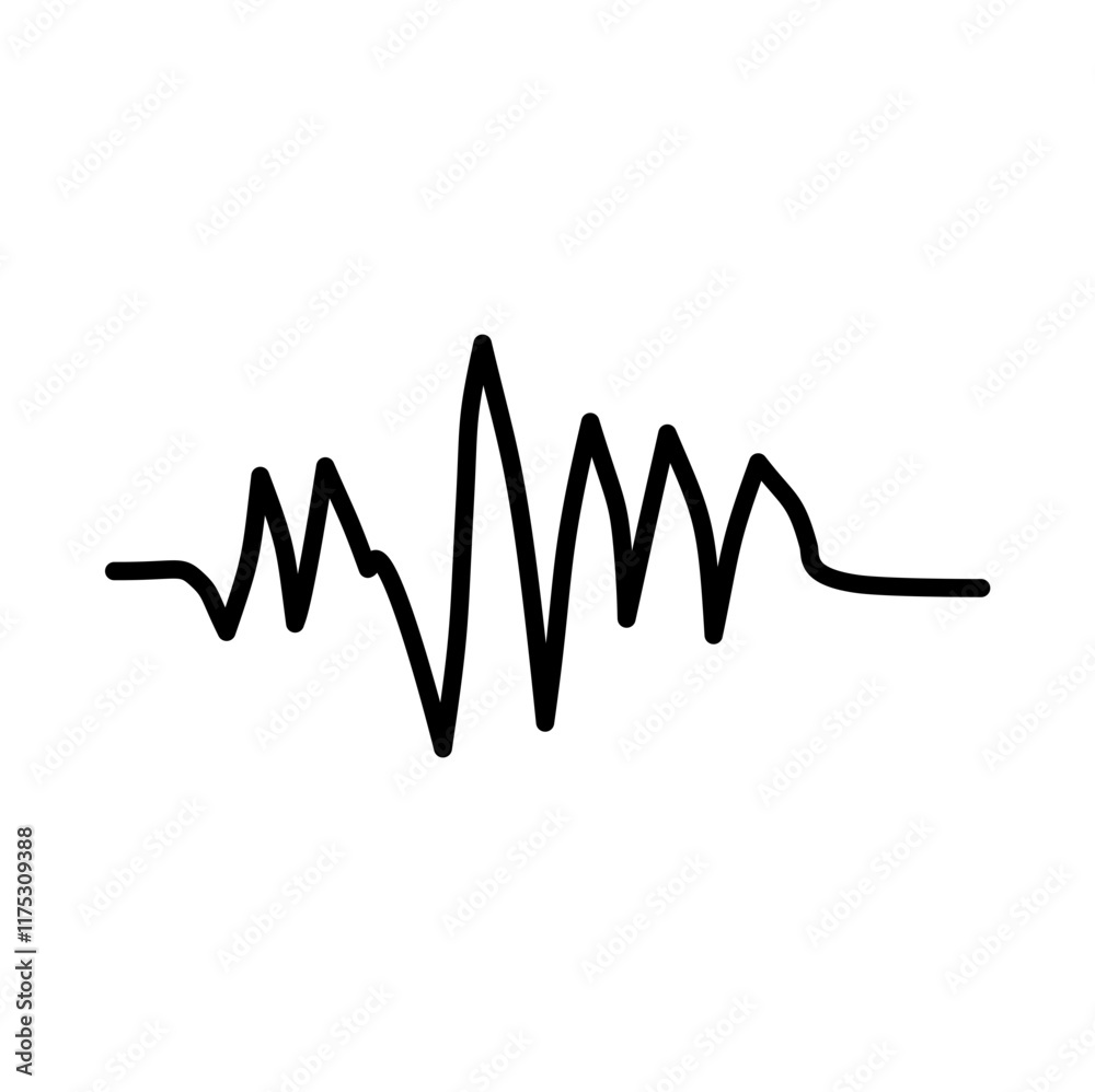 Sound Wave Line Doodle