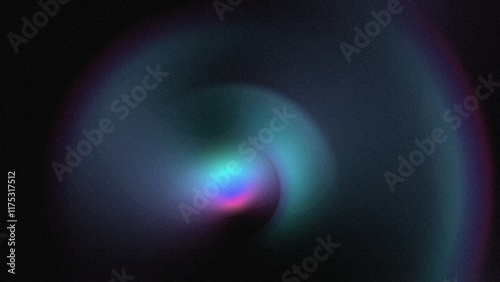 Black background blue purple colors spin noise blur grainy effect copy space
