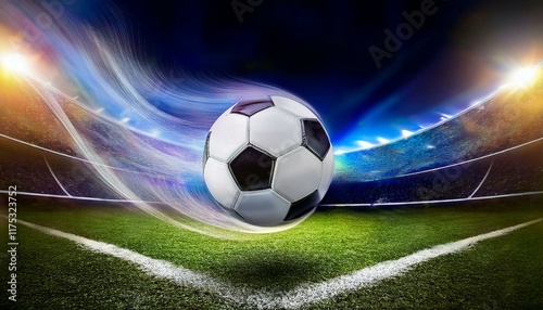 Bewegungsunschärfe und Dynamik: Fliegender Fußball