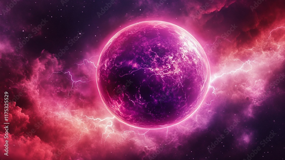 Crimson Nebula: A Fiery Cosmic Dance Crimson Nebula: A Fiery Cosmic Dance