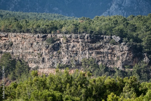 phaselis antic archeologic site in turkey photo