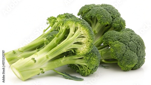 Fresh broccoli with stalk
