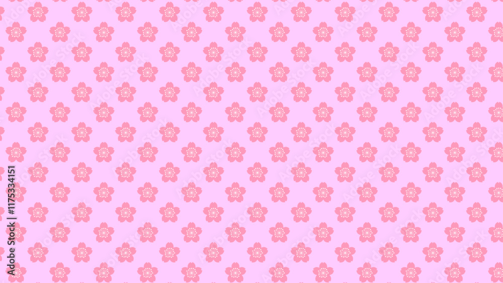 桜のパターンA(ベクター) 桜のパターンA(ベクター)