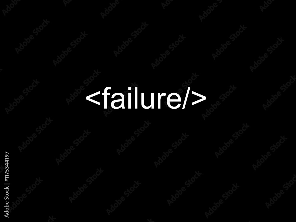 Obraz premium Failure