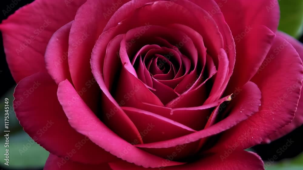 An exquisite red rose flower gracefully opens dark backdrop capturing romantic essence artfelt moments Valentine’s Day celebrations An exquisite red rose flower gracefully opens dark backdrop capturing romantic essence artfelt moments Valentine’s Day celebrations