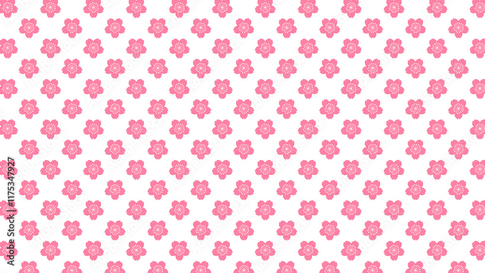 桜のパターンB(透過) 桜のパターンB(透過)
