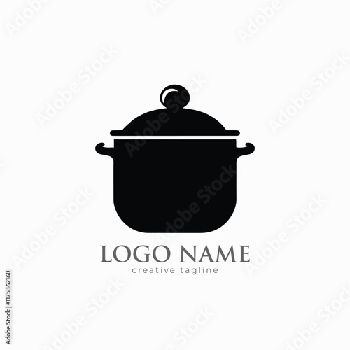 Cooking Pot Logo fully editable vector template