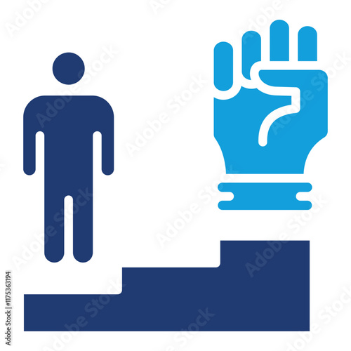 Leadership Development Icon Element For Design