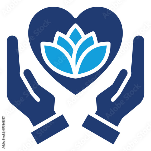 Employee Wellness Icon Element For Design