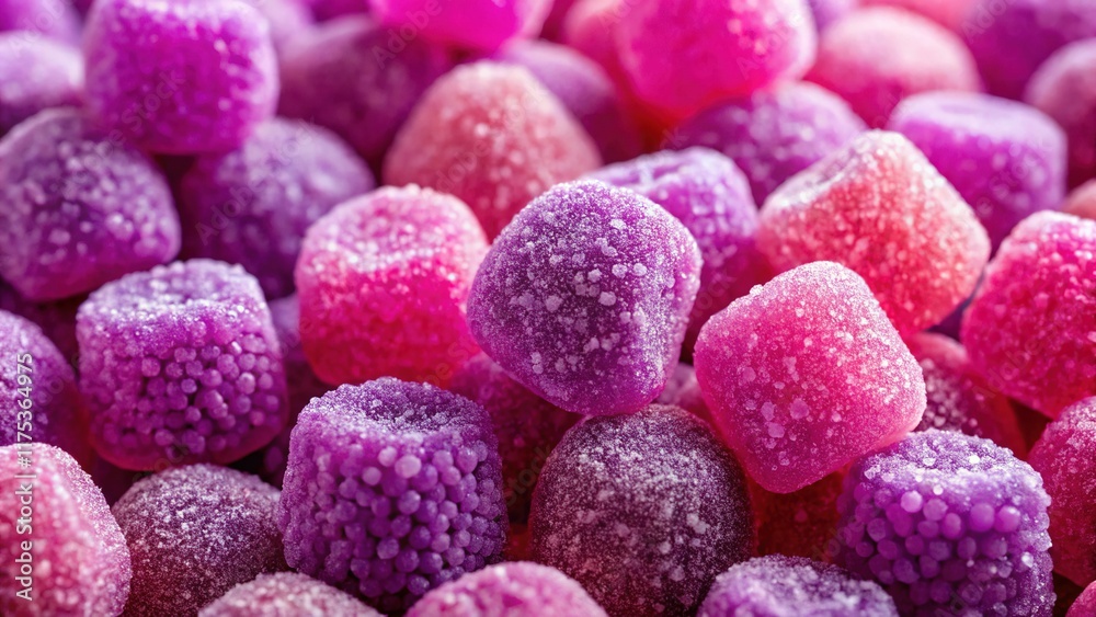 Pink Purple Sugar Sweets: Candy Texture Design Pattern Stock Photo Pink Purple Sugar Sweets: Candy Texture Design Pattern Stock Photo