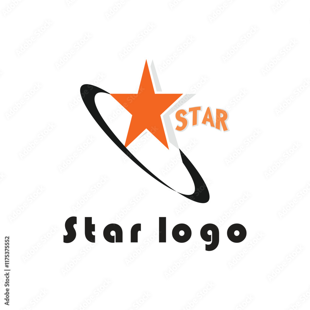 Obraz premium Star logo design simple concept Premium Vector