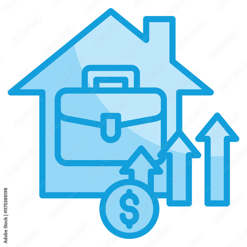 Real Estate Investment Icon Element For Design Real Estate Investment Icon Element For Design