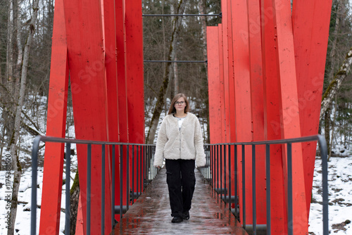 red bridge