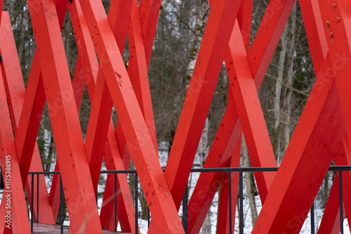 red bridge