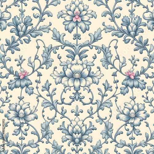 seamless pattern with flowers