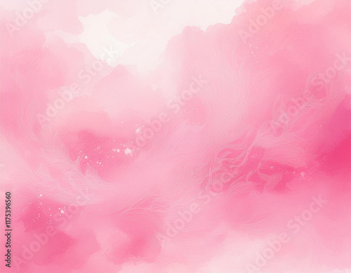 Abstract colorful watercolor on white background. Digital art painting.