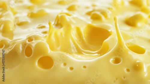 
Cheese liquid yellow color drink and food texture background.Cheese Lovers Day. photo