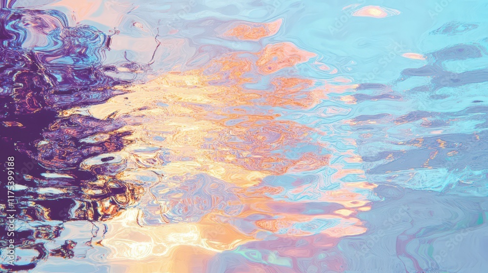 Abstract Pastel Swirls of Color and Light Abstract Pastel Swirls of Color and Light