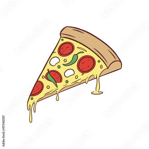 pizza clipart illustration vector