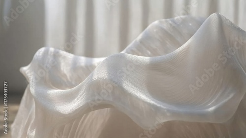 Subtle Drapery: A Study in Light and Fabric