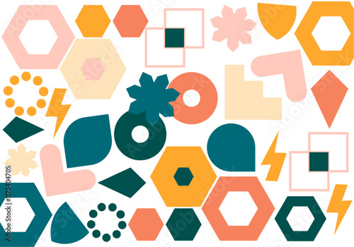 Abstract white background vector, used for Wallpaper, poster design, banner, template and more