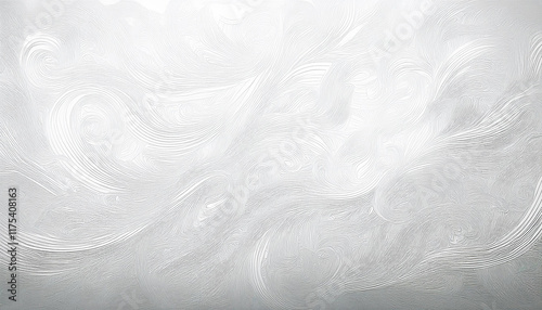 Soft ripples of white fabric create an elegant, serene atmosphere in a bright, minimalist space