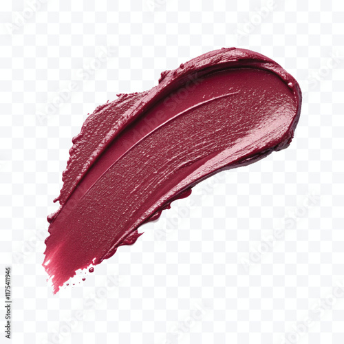 abstract 3d lipstick smudges in different colour style isolated on white background