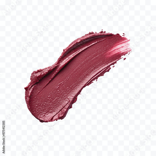 abstract 3d lipstick smudges in different colour style isolated on white background