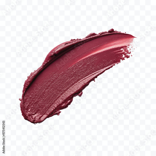 abstract 3d lipstick smudges in different colour style isolated on white background