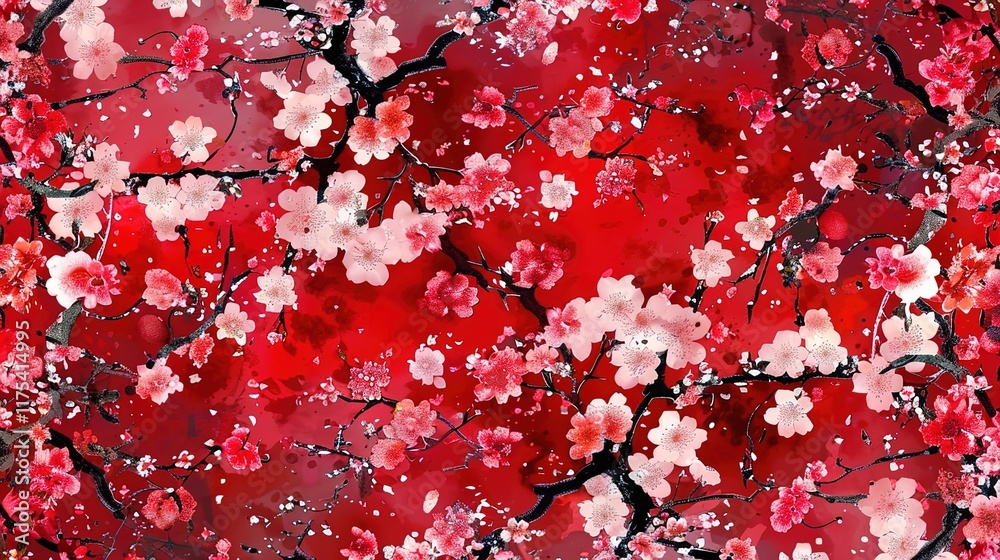japanese flower seamless pattern wallpaper japanese flower seamless pattern wallpaper