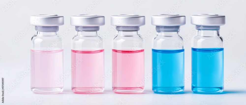 Vials of vaccines arranged neatly in a laboratory under bright lighting symbolizing innovation and pandemic preparedness sharp and futuristic layout Vials of vaccines arranged neatly in a laboratory under bright lighting symbolizing innovation and pandemic preparedness sharp and futuristic layout